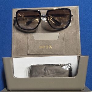 DITA Mach-One Sunglasses in 18k Gold and Black